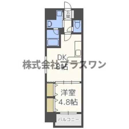 レジディア京町堀の物件間取画像